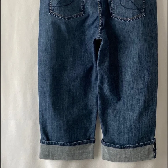 Chico’s Platinum Size 2 Denim Crop Jeans - Picture 14 of 16